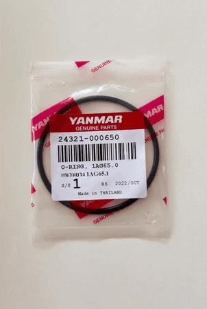 แหวนยาง อะไหล่แท้ยันม่าร์ แหวนยาง 1AG65.0 รหัส 24321-000650
